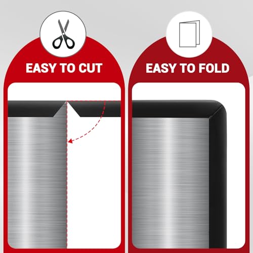 Gummikantenschutz, 1 mm selbstklebender U-Kanal-Kantenschutz, flexibler Autotürkantenschutz, U-förmiger Kantenschutz für Blech, Länge 6 m, Farbe schwarz