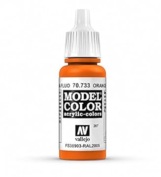 Vallejo Model Color 17 ml Acrylic Paint - Fluorescent Orange