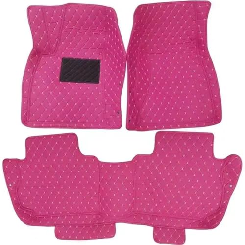 Tapis de voiture universels contre l'humidité pour Mazda 3 2010-14 LHD étanche rose