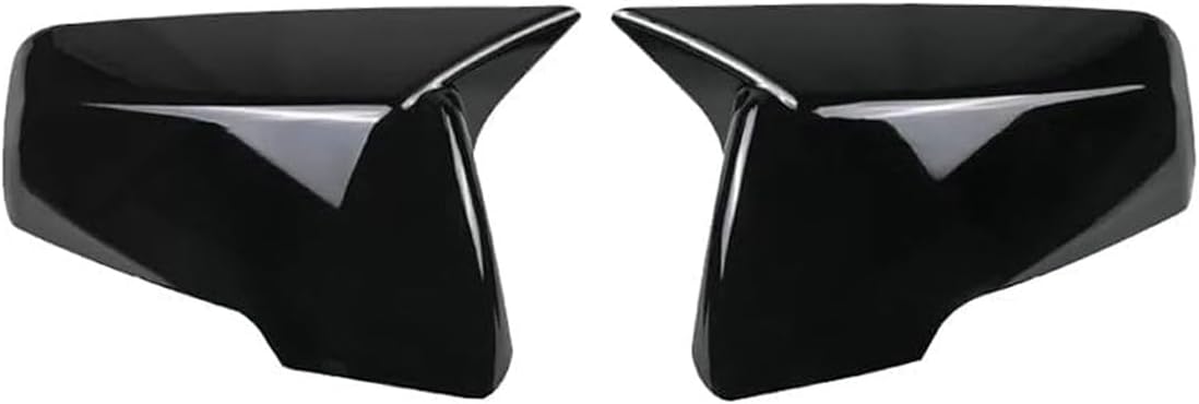 2pcs Side Rear View Mirror Cover with Turn Signal for Chevy Traverse GMC Holden Acadia 2018 2019 2020 2021 2022 2023 Black