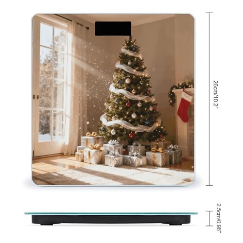 Báscula digital para baño con pantalla LCD y plataforma antideslizante miniatura 2