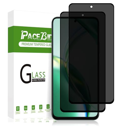 PaceBid Privacy Pellicola Protettiva per Honor 200 Smart 5G, [2 Pezzi] [9H Durezza, Anti-Graffo] Senza Bolle Protettiva Anti Spy Vetro Temperato Schermo Privacy Pellicola per Honor 200 Smart 5G