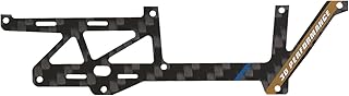 OMPHOBBY M1 EVO Parts Right Side Carbon Fiber Frame Replacement Parts for OMPHOBBY M1 EVO RC Helicopters Rc Heli Accessories OSHM1213O(Orange)