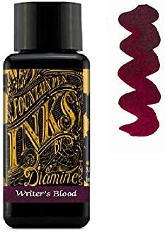 Diamine Fountain Pen Ink 30ml - 3 x Bottles - Writers Blood & Midnight Blue & Green Black
