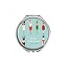 Merry mas Man Illustration Hand Compact Mirror Round Portable Pocket Glass