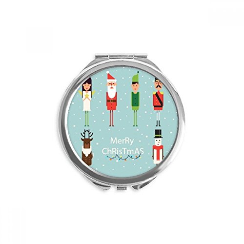 Miroir de poche joyeux noël à offrir pour les fêtes de fin d'année