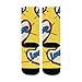 susiyo Artistic Blue Love Heart Yellow Hiking Socks Boy Girls - Cushioned Crew Socks for Kids Soft, Breathable & Seamless Toe for All-Day Comfort