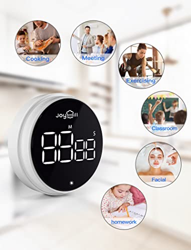 Revolutionary Digital Kitchen Timer: Large Led Display, 3 Volume Levels, Magnetic & Portable - Ideal For Cooking, Teaching, Fitness, & More!(Black) #TOP1