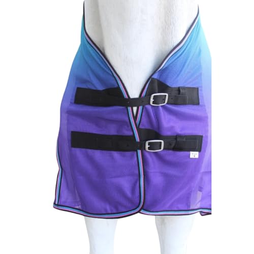 Image of Challenger Horse Mesh Fly Sheet Lightweight Breathable Summer Spring Sheet Belly 73440