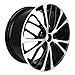 SCITOO wheel rims size:18 * 8.0in,ET:50,H/PCD:5 * 114.3,CB:60.1,1 pcs BLACK MACHINE FACE