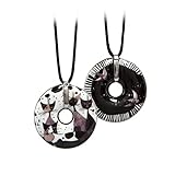  Goebel - Kette Virgola e SUA famiglia - Katzenfamilie - Porzellan versilbert - mit echtem Swarovski® Stein