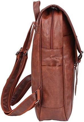 Freeprint Vintage PU Leather Backpack Casual Shoulder Bag for Men