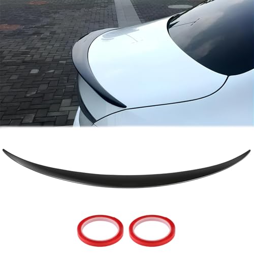 GEARFLOW Rear Trunk Spoiler, For Mercedes Benz W205 C63 C Class 2015-2020, Boot Spoiler Lip, Gloss Black, With Adhesive Tapes, ABS