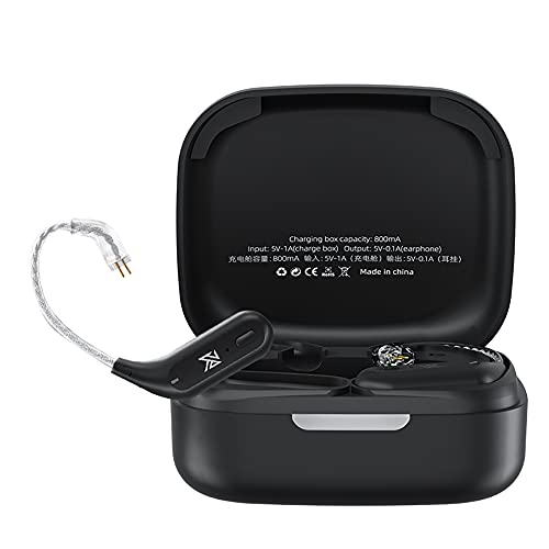Image of erjigo TWS + Earbuds Hook 2Pin Connector with Mic Support /30 Hours Playback,KZ-AZ09 HD Bluetooth5.2 Ear Hook Compatible with 0.75 /0.78mm Pin Earphones /Headphones /Headsets for Sports (B Pin)