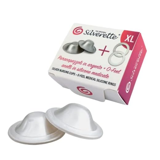 SILVERETTE® XL Silver Nursing Cups with Silicone