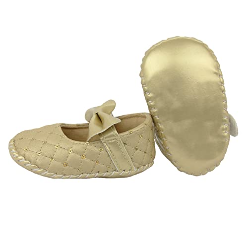 Image of Neska Moda 6 To 12 Months Baby Girls Synthetic Leather Self design Sandal Booties-BT1620