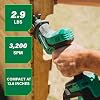 Metabo HPT 18V Cordless One-Handed Reciprocating Saw, Lightweight Design, Compact Saw Size, High-Speed 3,200 Strokes Per Minute, Versatile Blade Compatibility, LED Light, CR18DAQ4