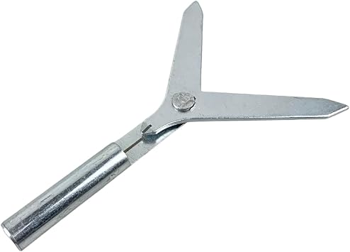PRECISE 4" 10.2 cm Round Bar Center Finder | Steel Construction | Self-Adjusting | Etched Center Marker