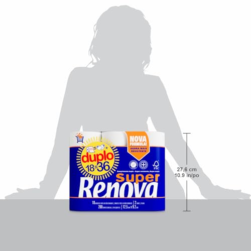 Papel higiénico Renova suave y resistente de doble hoja con absorción mejorada 5