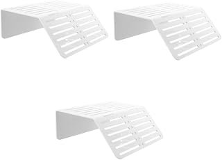 Ipetboom Plataforma De Tartaruga Frade De Plástico 3 Peças Decoração De Mesa Terrário Fogger Decoração De Mesa Rampa De Tartaruga De Plástico Branco Plataforma De Frade Para