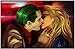 ZYHSB Jigsaw Puzzle 1000 Pezzi Harley Quinn E Joker Kiss Poster Giocattoli per Adulti in Legno Gioco di Decompressione Me614Nr