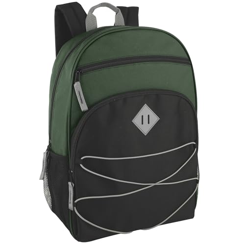 Summit Ridge 17” Multi-Pocket Backpack with Bungee Cord