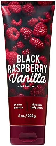 Bath and Body Works Black Raspberry Vanilla Triple Moisture Body Cream 8 Ounce