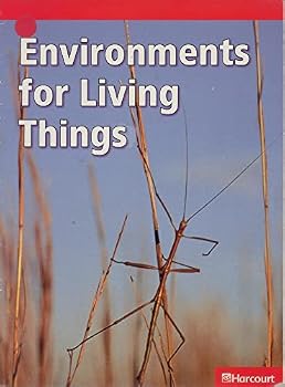 Paperback Environments for Living Things -Grade 1 Below Level Harcourt Science Reader Book