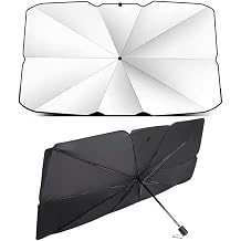Car Windshield Sun Shade Umbrella for Bentley Continental GTC Mulliner 20202024, Foldable Car Windshield Front Window Heat Insulation Protection, Sun Blocking Easy Setup,B 140CM 80CM