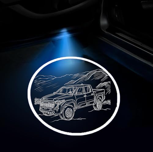 2Pcs Car Door Lights Logo Projector Wireless Ghost Shadow Lamp Laser Ghost fit for Toyota Tundra