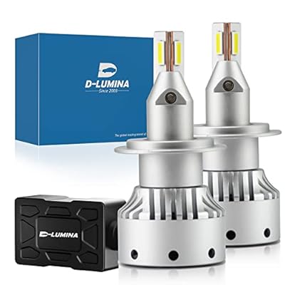 D-Lumina H7 LED Car Lenticular Bulb Anti Error Canbus 120W 20000LM Auto Car Lamp Lights Conversion Bulb Light 6000K - 1 años de garantía, 2 piezas | Ya disponible en tu tienda friki favorita! En mundofriki.es!