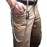 Esta cadena de pantalones para hombre es genial para usar en la calle, brilla por todos lados y definitivamente llamará mucho la atención.