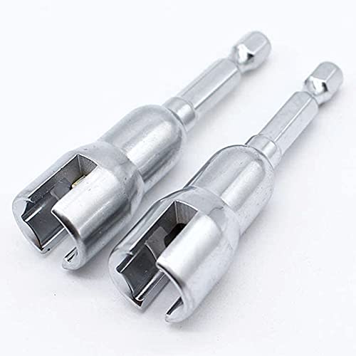 Erdan DJ2170001 2Pcs 1/4In Hex Shank Chrome Vanadium Steel Wing Nut Driver cover