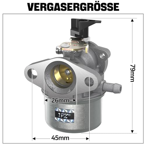 1PZ LP8-G02 Vergaser mit Dichtung und O-Ring Ersatz für Briggs und Stratton Quantum Engine 498965
