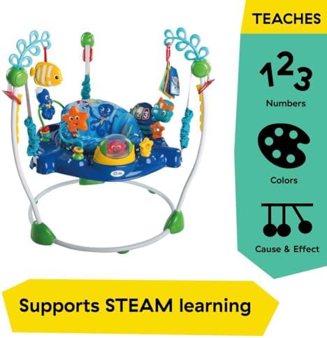 Baby Einstein Neptune's Ocean Discovery Activity Baby Jumper Activity Center, Ages 6 months +, Max weight 25 lbs., Unisex - 2