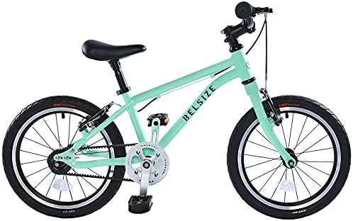A11N SPORTS BELSIZE 16-Inch Belt-Drive Kid's Bike, Lightweight Al...