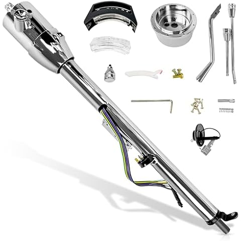 UnayKolb 33 Inch Chrome Steering Column Cover