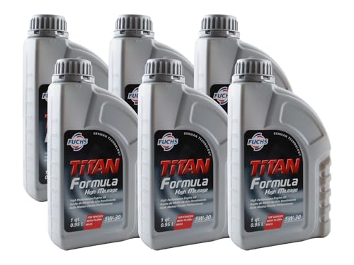 Aceite de motor 5W-30 TITAN Formula High Mileage 6 x 1qt