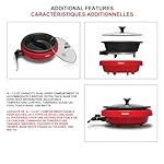 Starfrit The Rock Dual-Sided Electric Hot Pot - 3L - Rock.Tec Non-Stick - Variable Temperature Control - 1200W - Image 4