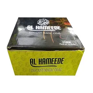 PUFF SMART Al Hameede Magic Coal Box Quick Light Charcoal (100 Coals)