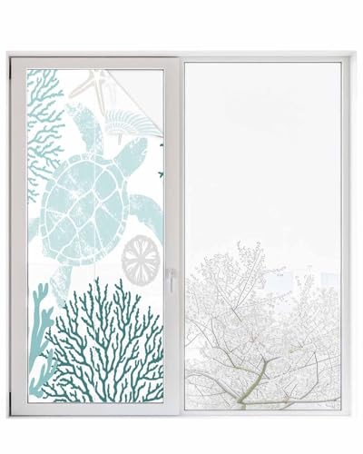 Vinilo decorativo ventana privacidad 29.5 x 78.7 pulg miniatura 1