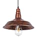 ONEVER ndustrial Retro Vintage Loft Wall Coffee Bar Lighting Fixtrure Sconce Pendant Ceiling Lamp Fixtures Light Shades for E27 Edison Bulbs(Brown, bulb is not included)