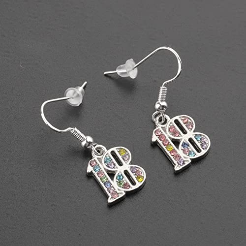 CENWA Tiny 16th/18th/21st Birthday Earrings 16/18/21 Year Old Gift 16th/18th/21st Birthday Earrings Gift4