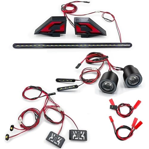 Luces de coche RC compatibles con Felony 6S BLX con lámparas integradas escala 1/7