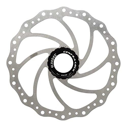 Disque de frein 203mm Elvedes argent pour resoudre les bruits de frein
