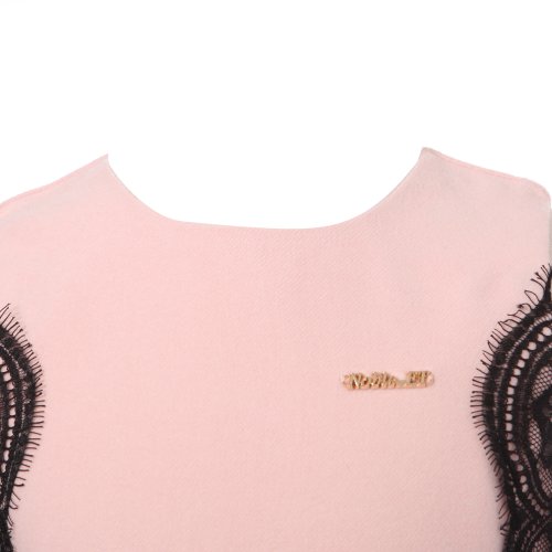Richie House Little Girls' Spring Sundress With Lace Details And Layered Mesh Bottoms Rh1072-B-3/4 Pink #TOP3
