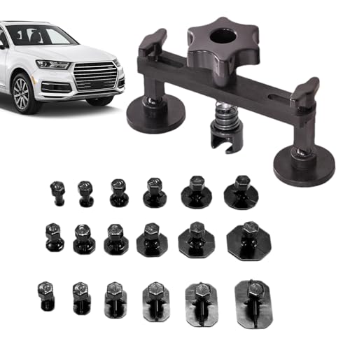 Mbiyhgta Extracteur De Débosselage De Voiture – Kit De Débosselage De Carrosserie, Ensemble De De Style Pont, Système De Réparation Compact À Faire Soi-même avec Structure Renforcée | Accessoires D