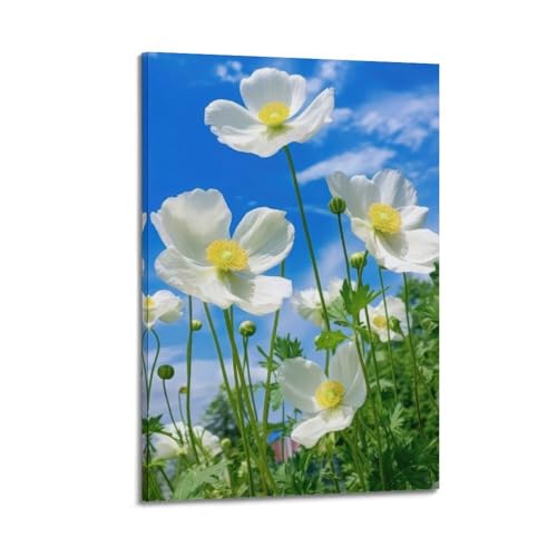 Décoration murale plantes pour illuminer un mur blanc vide