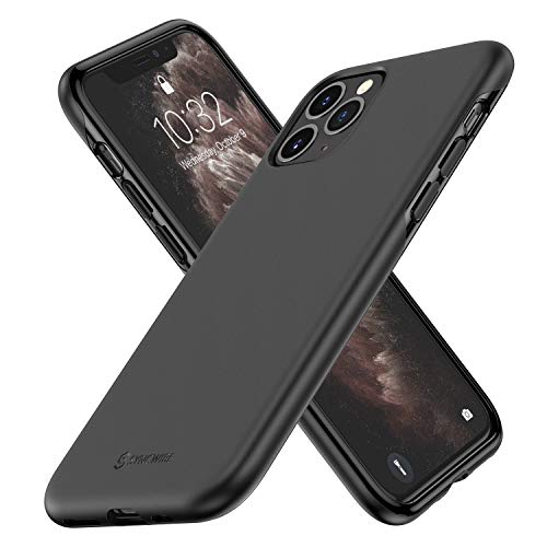 Syncwire iPhone 11 Pro Max Case, [Military-Grade] Ultra Slim iPhone 11 Pro Max Case with Shockproof Bumper Drop Protection and Scratch-Resistant TPU Cover for Apple iPhone 11 Pro Max - Matte Black