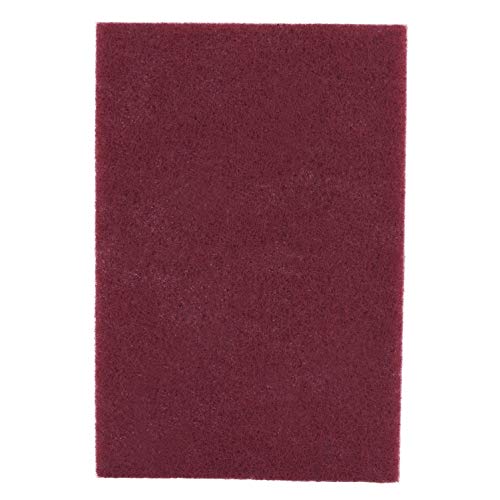 3M Scotch-Brite 64926 Handpad 7447 PRO, Very fine, A, 152 mm x 228 mm, Rot (20-er Pack)